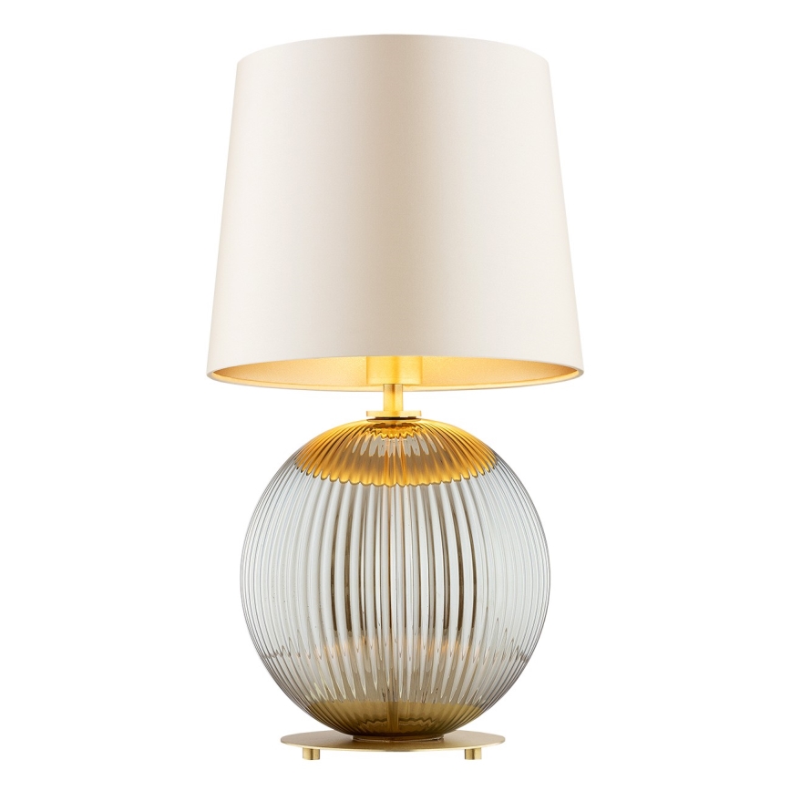 Argon 8530 - Lampe de table HAMILTON 1xE27/15W/230V 54 cm crème/gris