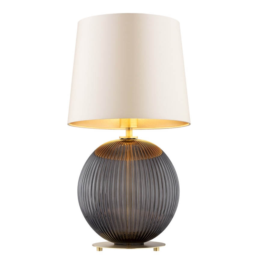 Argon 8538 - Lampe de table HAMILTON 1xE27/15W/230V 54 cm crème/noir