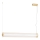 Argon 8624 - Lampadario LED a sospensione con filo HAMPTON LED/90W/230V 3000K 120 cm ottone