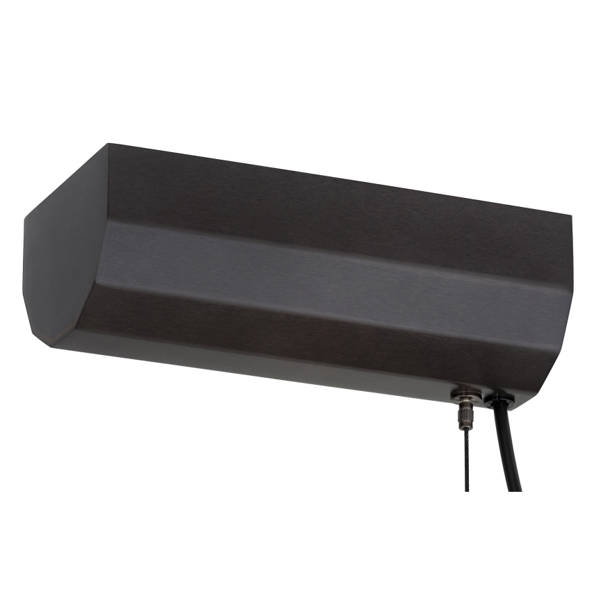 Argon 8625 - Lampadario LED a sospensione con filo HAMPTON LED/90W/230V 3000K 120 cm nero