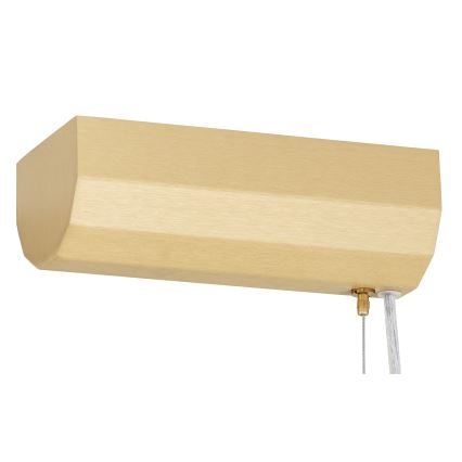 Argon 8627 - Lampadario LED a sospensione con filo HAMPTON LED/60W/230V 3000K 80 cm ottone