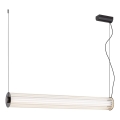 Argon 8628 - Lampadario LED a sospensione con filo HAMPTON LED/60W/230V 3000K 80 cm nero