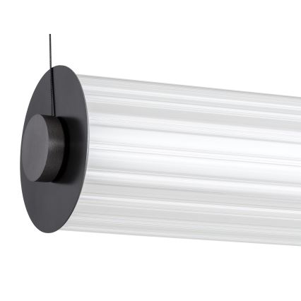 Argon 8628 - Lampadario LED a sospensione con filo HAMPTON LED/60W/230V 3000K 80 cm nero