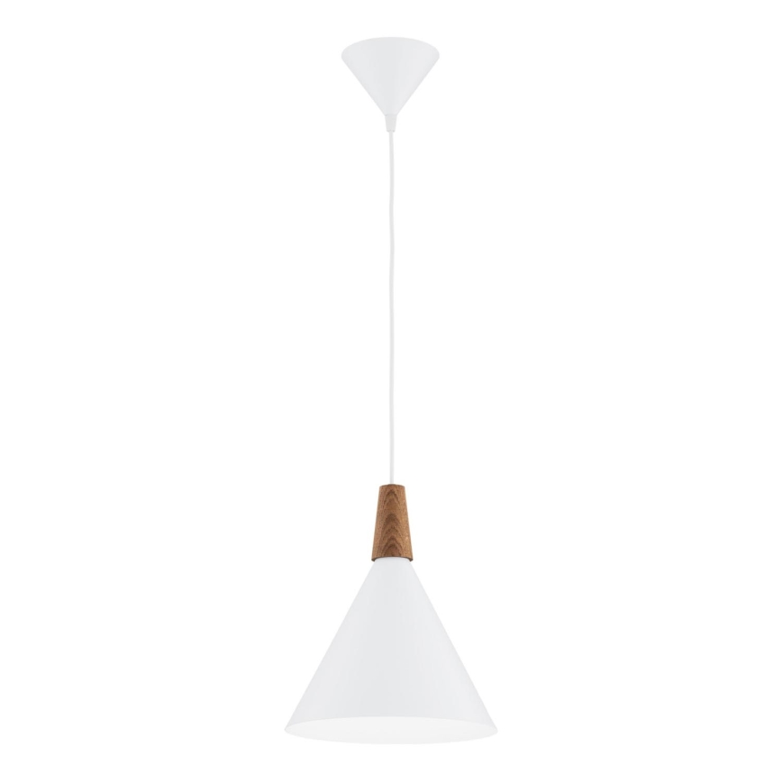 Argon 8630 - Lampadario a sospensione con filo KEGEL 1xE27/15W/230V bianco