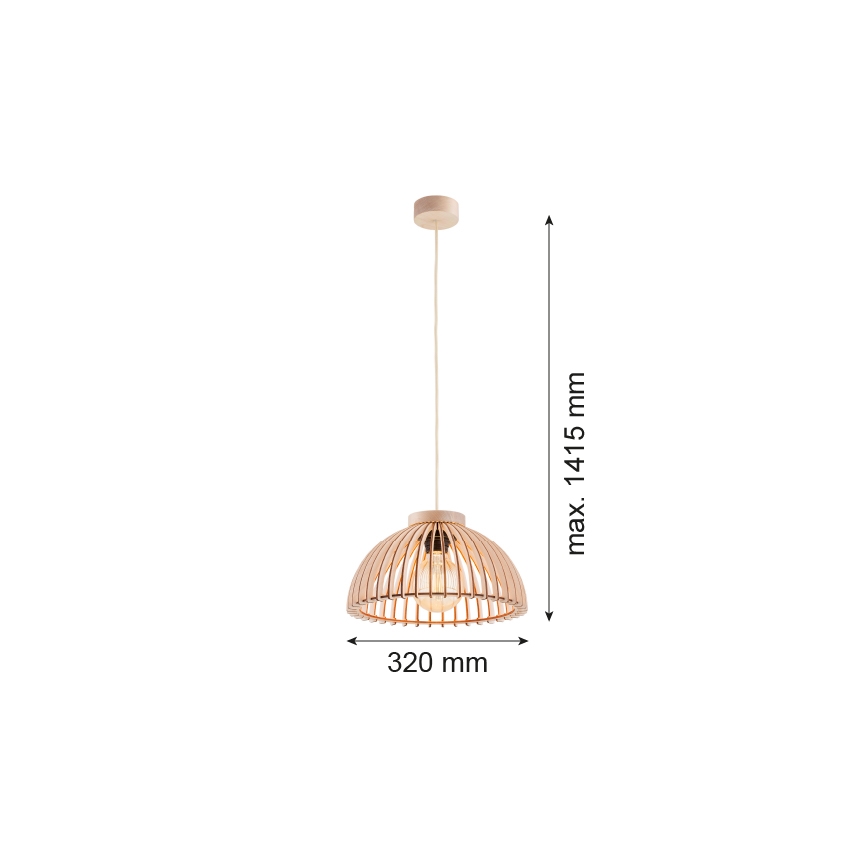 Argon 8633 - Lampadario a sospensione con filo TRE 1xE27/15W/230V