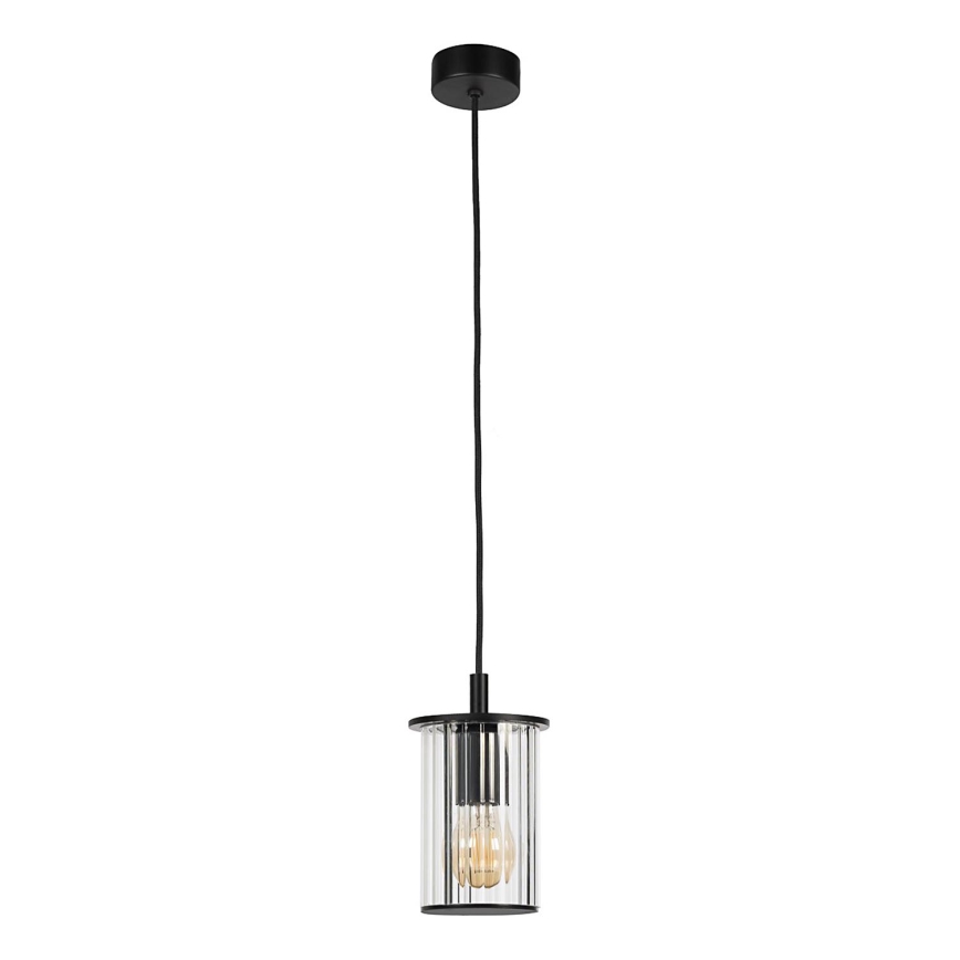 Argon 8751 - Lampadario da esterno a sospensione con filo NORFOLK 1xE27/15W/230V IP44 nero