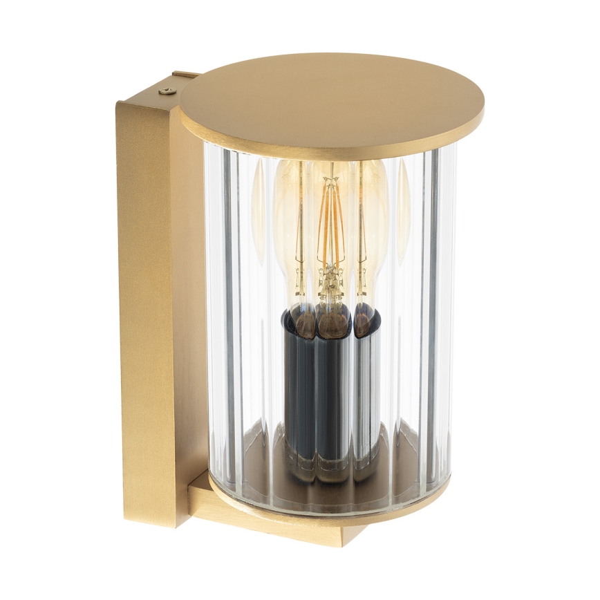 Argon 8752 - Applique da esterno NORFOLK 1xE27/15W/230V IP44 oro