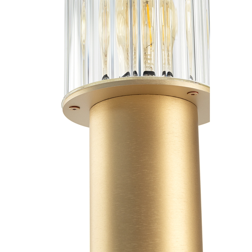 Argon 8753 - Außenleuchte NORFOLK 1xE27/15W/230V IP44 52cm golden