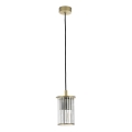 Argon 8755 - Lampadario da esterno a sospensione con filo NORFOLK 1xE27/15W/230V IP44 oro