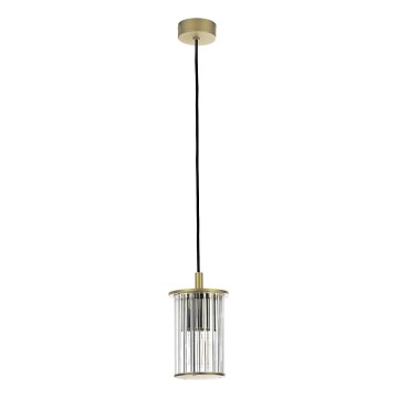 Argon 8755 - Lampadario da esterno a sospensione con filo NORFOLK 1xE27/15W/230V IP44 oro