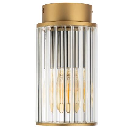 Argon 8774 - Plafoniera da esterno NORFOLK 1xE27/15W/230V IP44 oro
