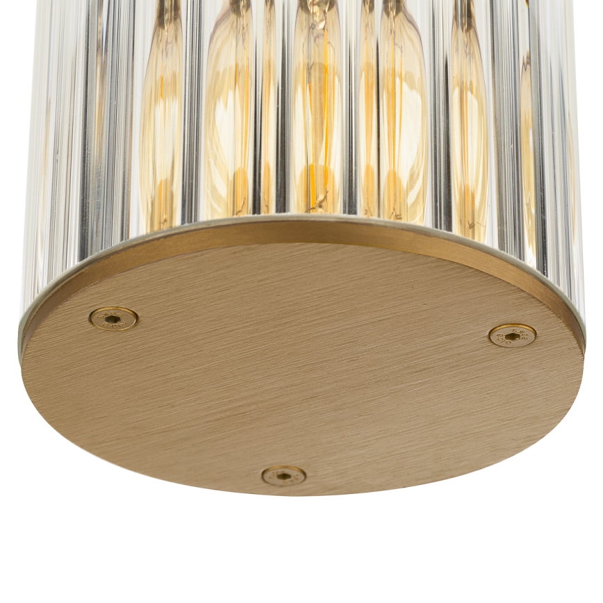 Argon 8774 - Plafoniera da esterno NORFOLK 1xE27/15W/230V IP44 oro