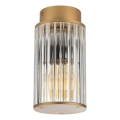 Argon 8774 - Plafonnier extérieur NORFOLK 1xE27/15W/230V IP44 doré
