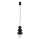 Argon 8788 - Lampadario da bagno su filo ORLANDO PLUS 1xG9/6W/230V IP44 nero