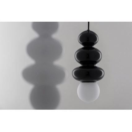 Argon 8788 - Lampadario da bagno su filo ORLANDO PLUS 1xG9/6W/230V IP44 nero