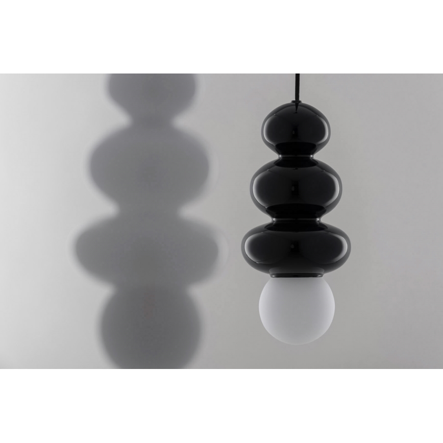 Argon 8788 - Lampadario da bagno su filo ORLANDO PLUS 1xG9/6W/230V IP44 nero
