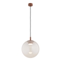 Argon 8829 - Hängeleuchte SACRAMENTO 1xGX53/8W/230V klar/braun