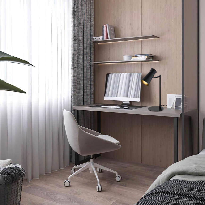 Argon 8875 - Lampada da tavolo LORD 1xE14/7W/230V nera