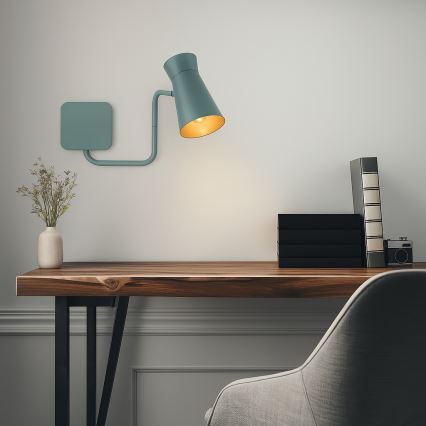 Argon 8883 - Wandleuchte LORD 1xE14/7W/230V grau