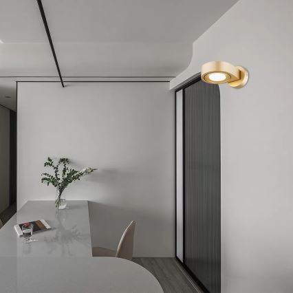 Argon 8899 - Wandleuchte LOTUS 1xGX53/12W/230V, goldfarben