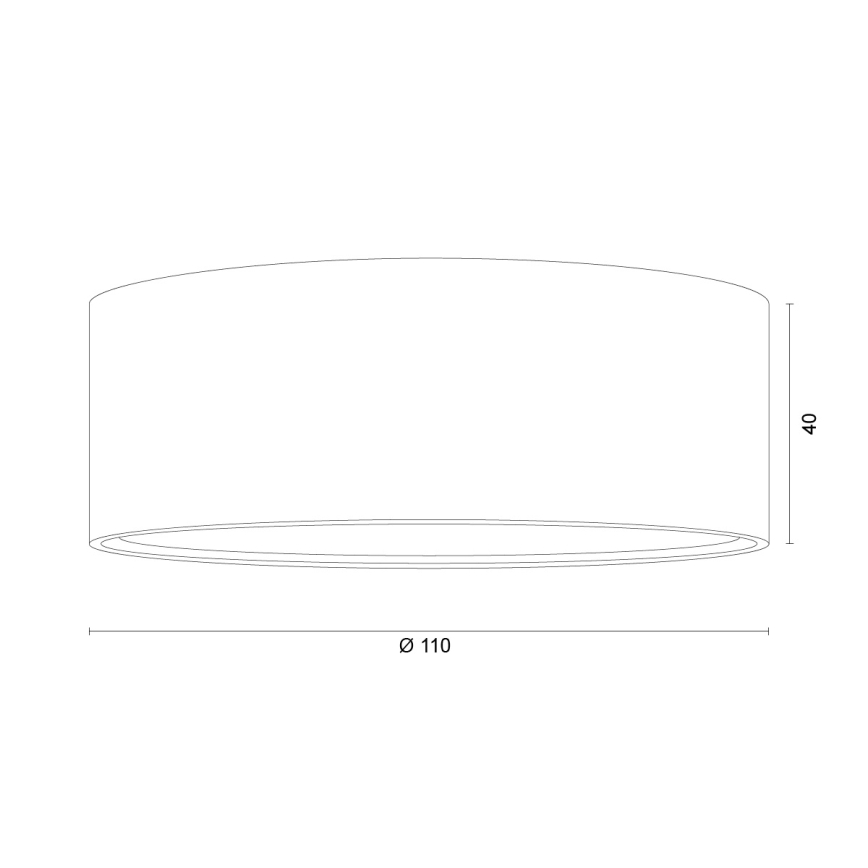 Argon 8903 - Plafonnier ELORA 1xGX53/7W/230V Ø 11 cm doré
