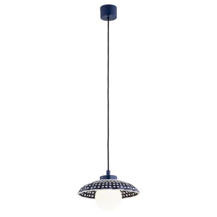 Argon 8948 - Pendelleuchte BOLL mit Kabelaufhängung 1xG9/6W/230V blau