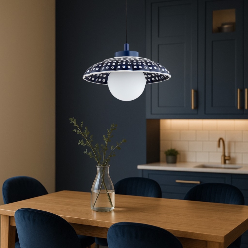 Argon 8948 - Suspension sur câble BOLL 1xG9/6W/230V bleu