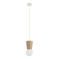 Argon 8951 - Badezimmer-Pendelleuchte mit Kabel VOLANTE 1xG9/6W/230V IP44 beige