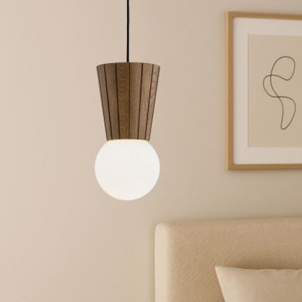 Argon 8952 - Suspension pour salle de bains sur câble VOLANTE 1xG9/6W/230V IP44 marron