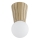 Argon 8973 - Plafoniera da bagno VOLANTE 1xG9/6W/230V IP44 Ø 12 cm beige