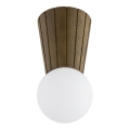 Argon 8974 - Plafonnier pour salle de bains VOLANTE 1xG9/6W/230V IP44 Ø 12 cm marron