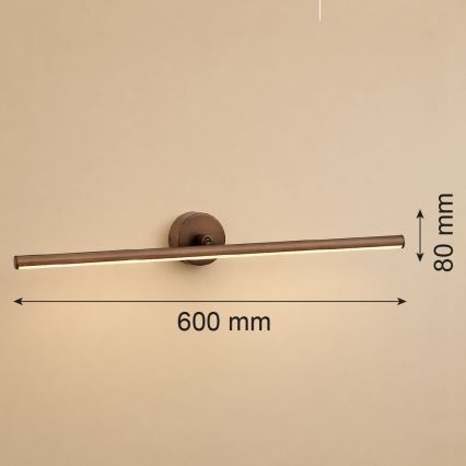 Argon 8995 - LED-Bilderleuchte MIRI LED/10,8W/230V 3000K 60 cm braun