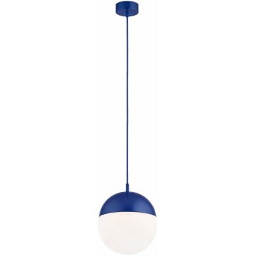 Argon 9000 - Lampada a sospensione da esterno su cavo LIV 1xE27/15W/230V IP44 blu