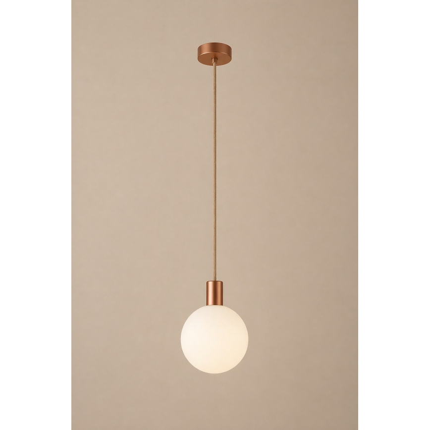 Argon 9006 - Lampada da esterno a sospensione con cavo ORE 1xG9/6W/230V IP44 in rame
