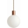 Argon 9006 - Lampada da esterno a sospensione con cavo ORE 1xG9/6W/230V IP44 in rame