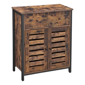 Armadietto con cassetti FIRA marrone/nero