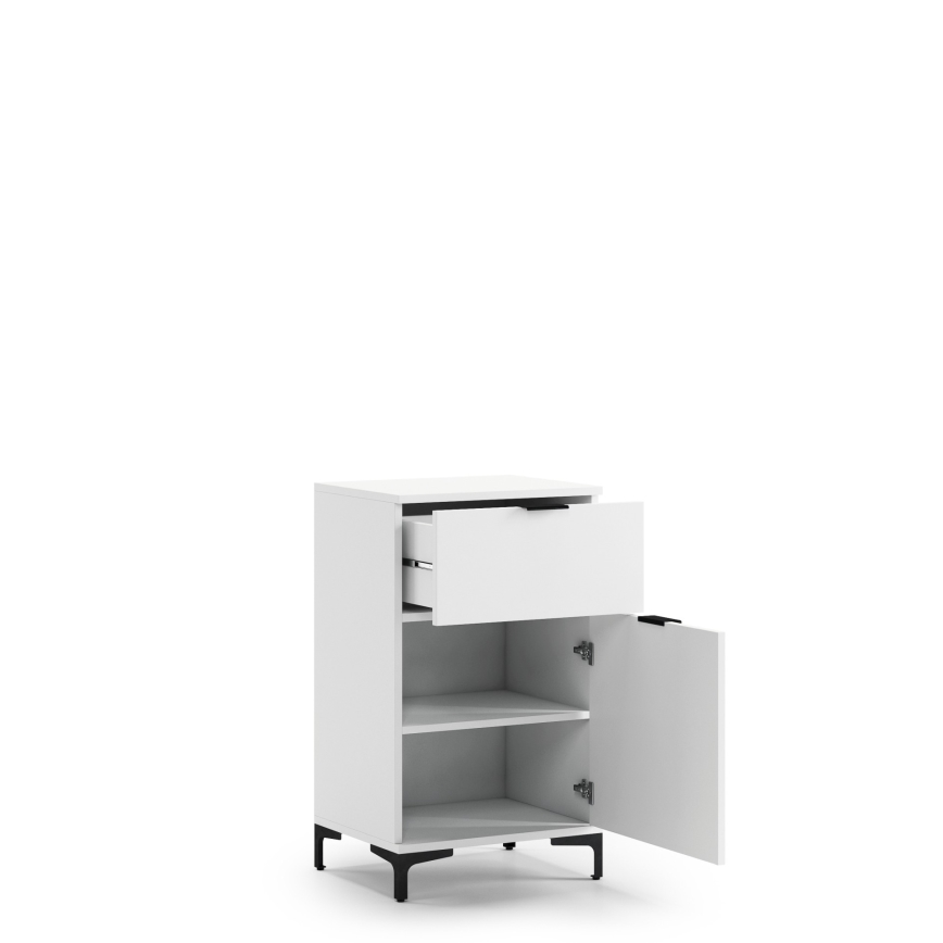 Armadietto con cassetto LORA bianco