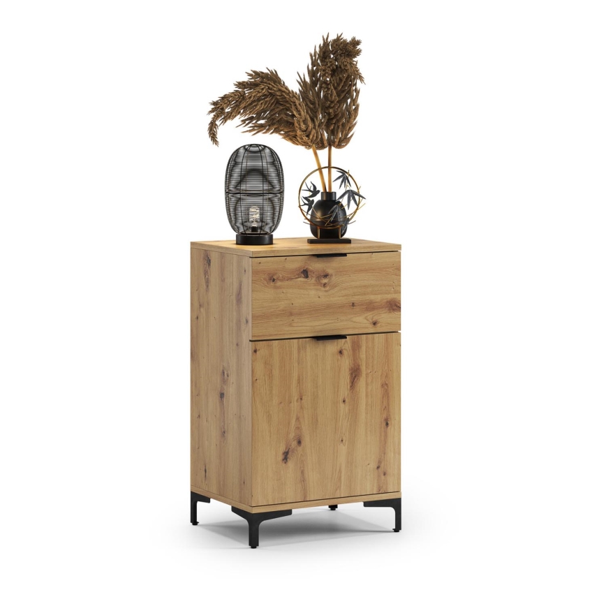 Armadietto con cassetto LORA quercia artisan