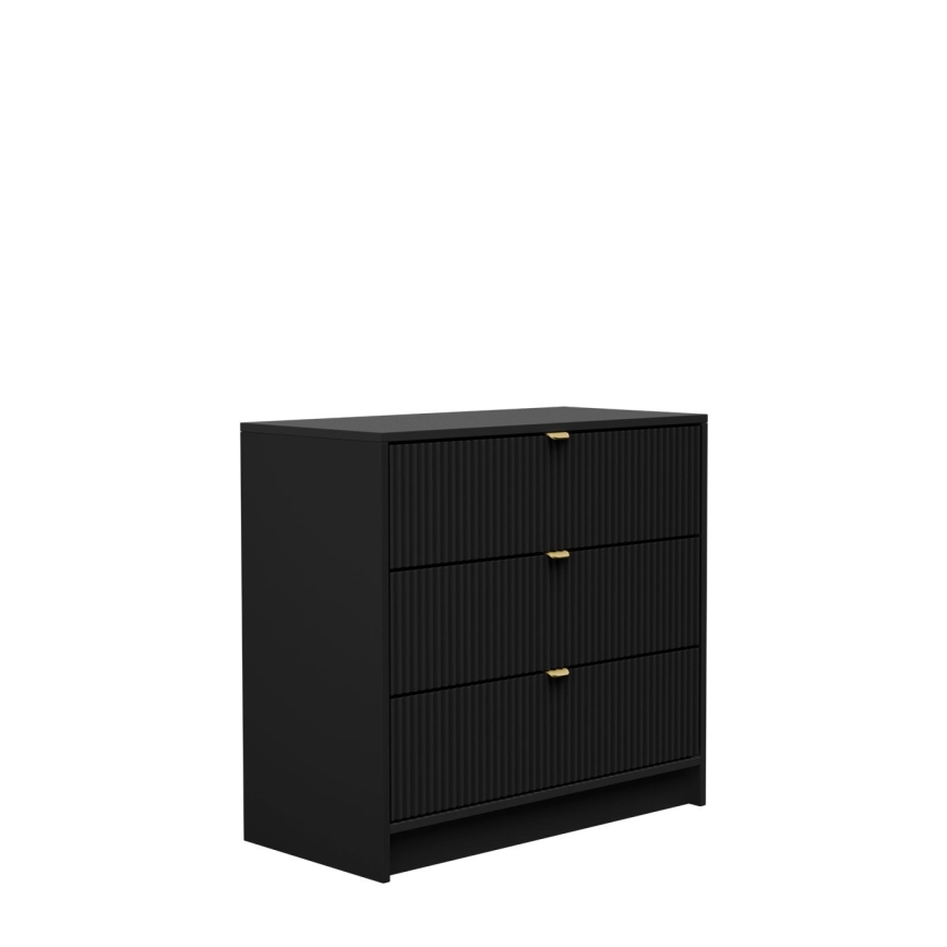 Armadietto TIRENO 75x80 cm nero