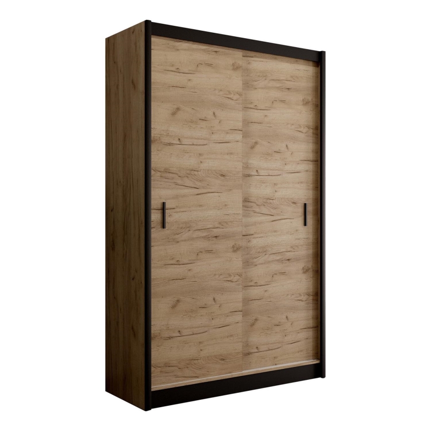 Armadio con ante scorrevoli SAPHIRA 150x215 cm rovere craft