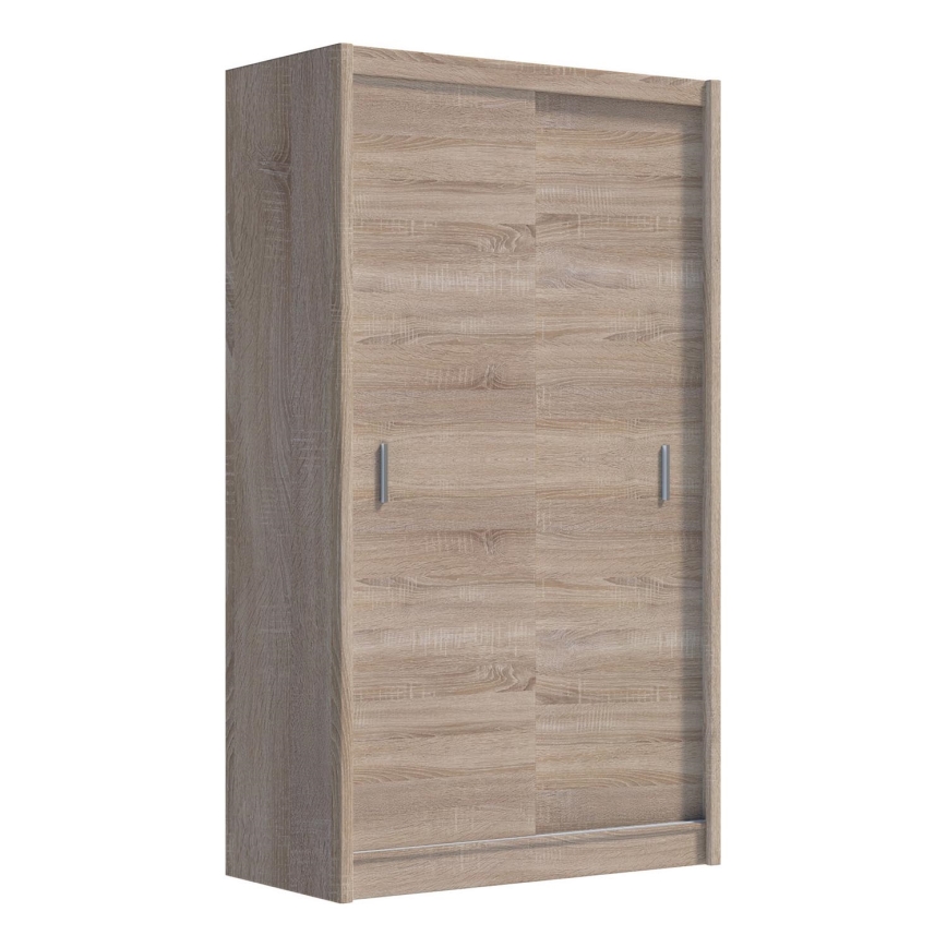 Armadio con ante scorrevoli SAPHIRA 150x215 cm rovere sonoma