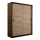 Armadio con ante scorrevoli SAPHIRA 203x215 cm rovere craft