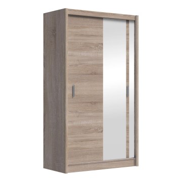 Armadio con specchio SABRINA 120x215 cm rovere sonoma