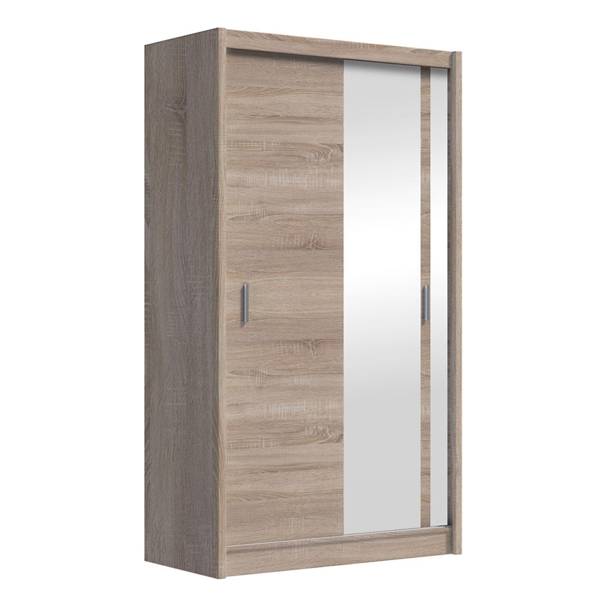 Armadio con specchio SABRINA 150x215 cm rovere sonoma