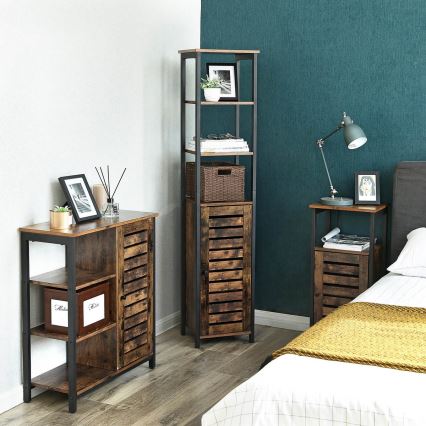 Armoire FIRA marron/noir