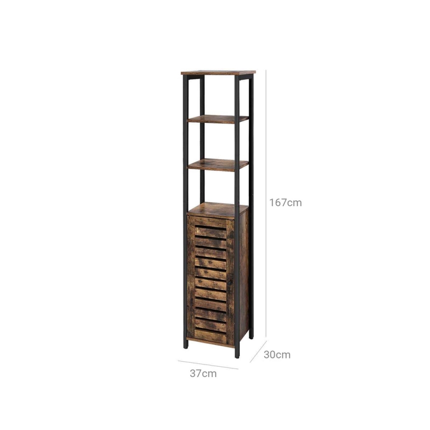 Armoire FIRA marron/noir