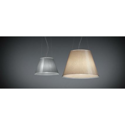 Artemide 1124020A - Lampadario a sospensione con filo CHOOSE MEGA 3xE27/12W/230V diametro 55 cm beige