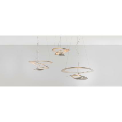 Artemide 1239010A - Lampadario a sospensione con filo PIRCE 1xR7s/11W/230V 97 cm bianco