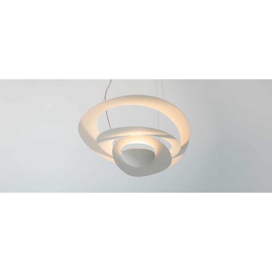 Artemide 1239010A - Lampadario a sospensione con filo PIRCE 1xR7s/11W/230V 97 cm bianco