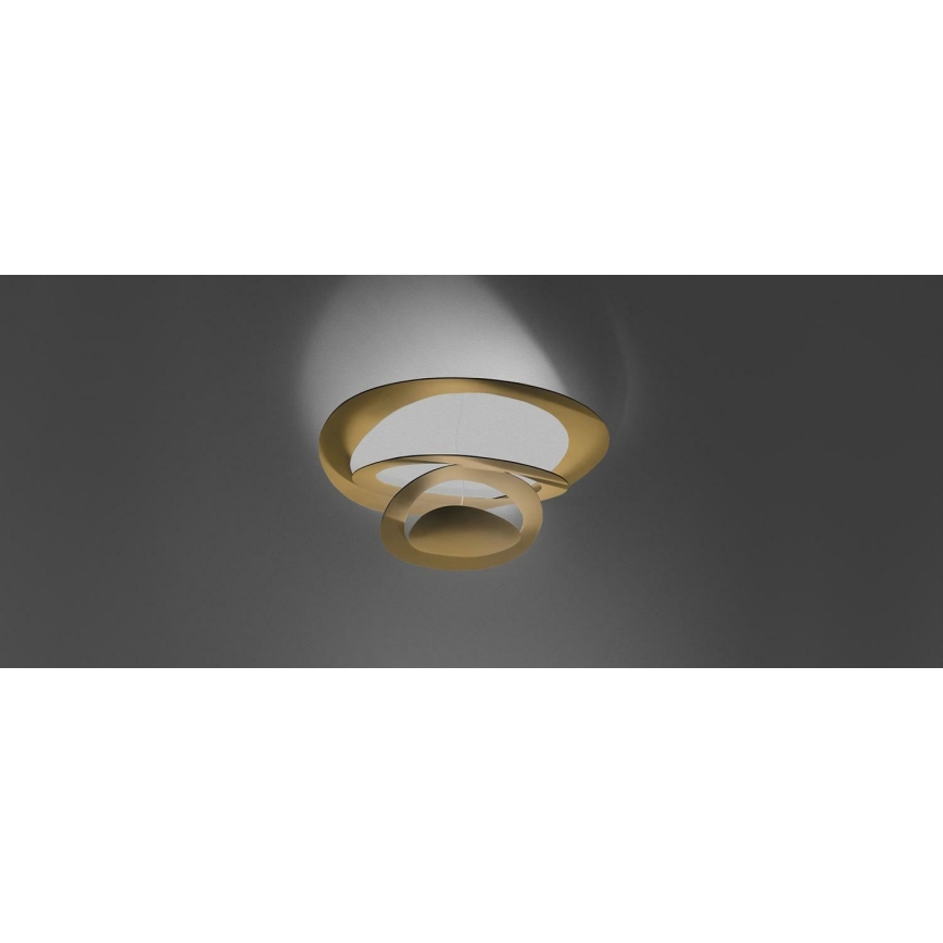 Artemide 1253120A - Plafoniera LED dimmerabile PIRCE LED/44W/230V 3000K oro